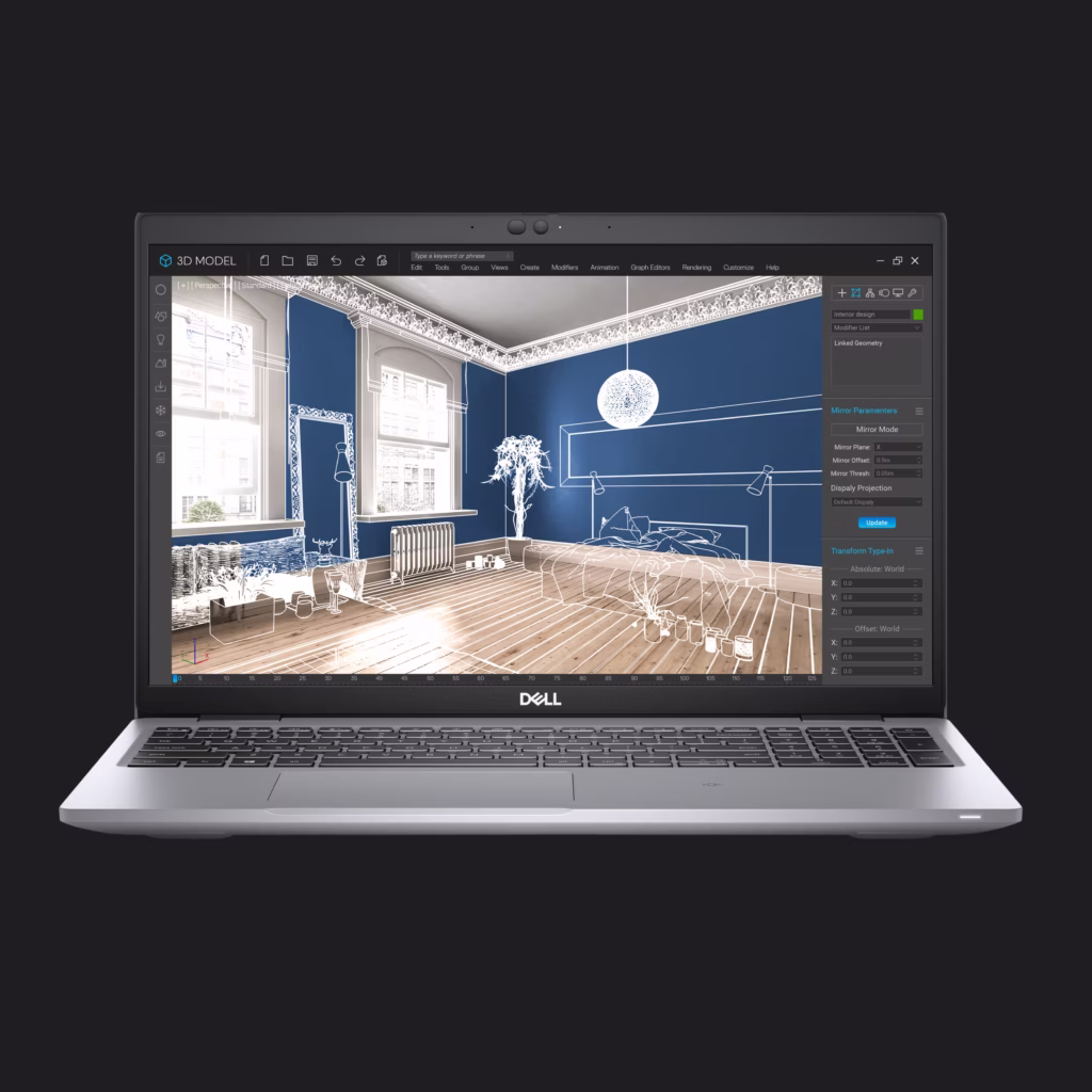 Dell Precision 3560 Intel Core i7-1185G7 Processor, 16GB RAM, 256GB SSD, 15.6″ FHD Display, Backlit Keyboard, Thunderbolt 4, Intel Iris Xe Graphics, Wi-Fi 6